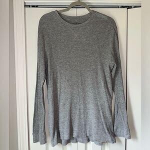 Jachs Men’s Waffle Gray Long Sleeve Top XL